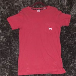 XS PINK Pocket T-shirt